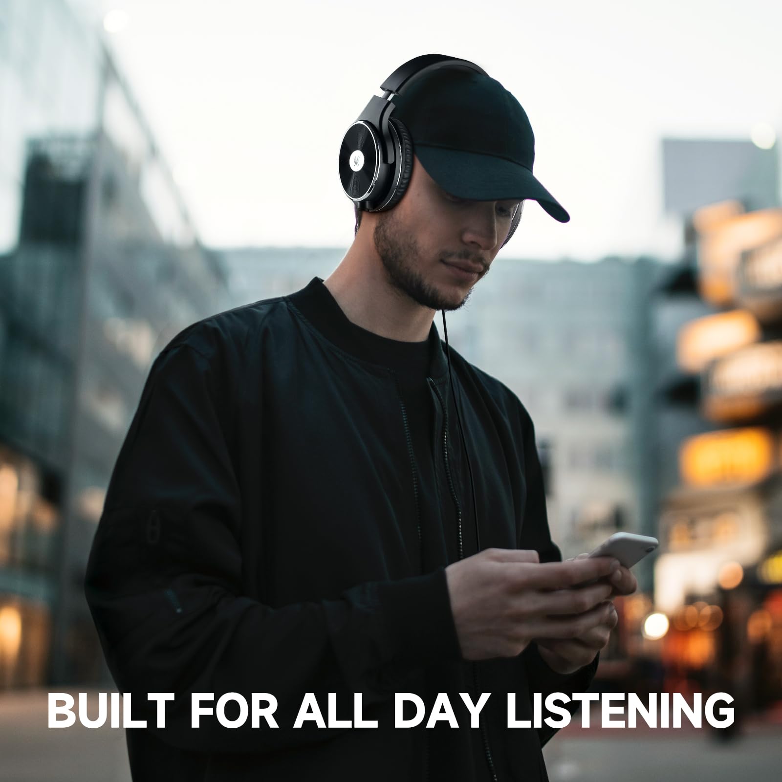 Oneodio Wired Headphones   Over Ear Headphones With Noise Isolation Dual Jack Professional Studio Monitor & Mixing Recording Hea